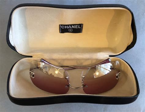 chanel chunky sunglasses|Chanel Vintage Cc Sunglasses .